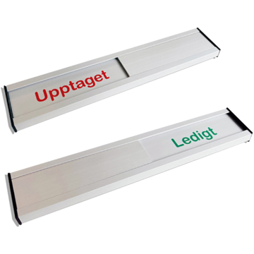 Skilt Skyvepanel Ledig/Opptatt
