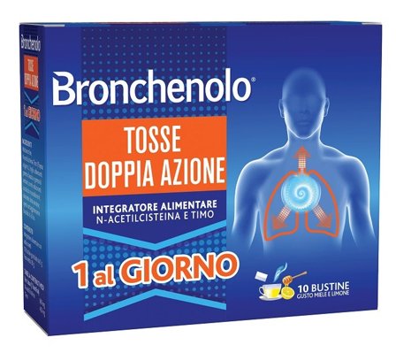 Bronchenolo Tosse Doppia Azione Gusto Miele E Limone 10 Bustine
