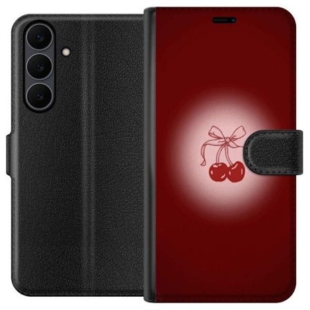 Kompatibelt Plånboksfodral till Samsung Samsung Galaxy S25 FE körsbärsdesign