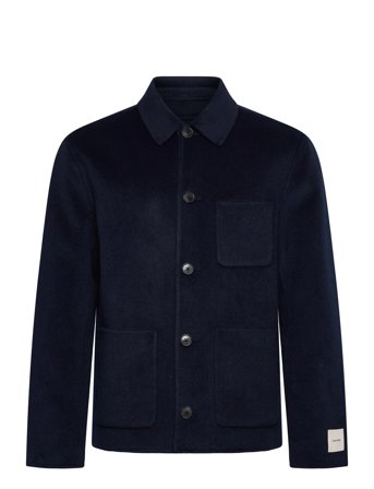 Calvin Klein | Ls Double Face Wool Blend Chore | L