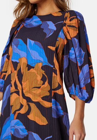 Object Collectors Item Felicia 2/4 Dress Marigold AOP Blue/Bl Klær