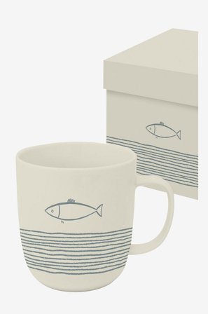 Paperproducts Design - Mugg Pure Fish 40 cl - Vit - Koppar & muggar - Från Homeroom