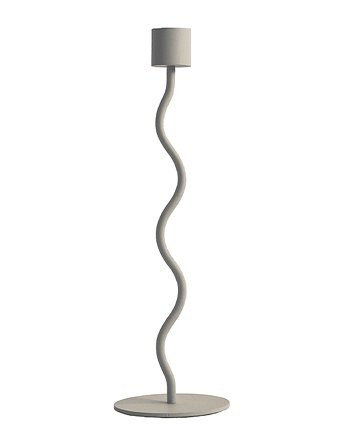 Curved Candleholder Beige Cooee Design
