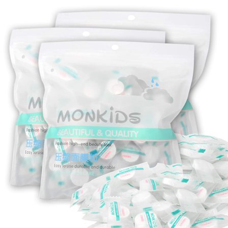 100 st Komprimerad ansiktstorrt arkpapper Naturligt ansikte