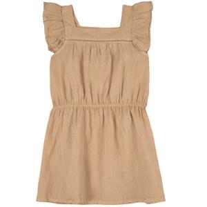 My Little Cozmo Beige Linen Lace Dress 8 Years - Dresses - 8 years - Beige