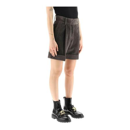 Chloé, Denim Shorts Bruin, Dames, Maat:S