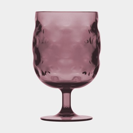 Bicchieri da vino in plastica Marine Business Moon Bordeaux, rosso, 36 cl, confezione da 6