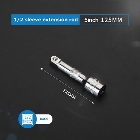 Vetoräikkähylsyn jatkotanko 1/25 TUUMAA 5 TUUMAA