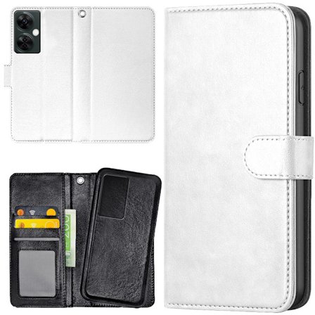 OnePlus Nord CE 3 Lite 5G - Lompakkokotelo/Kuoret Valkoinen