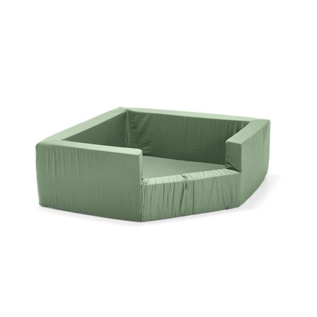 Foam corner pit MEJA, moss green