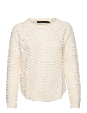 Vmesme Surf Ls O-Neck Blouse White Vero Moda