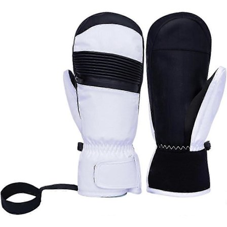 Skidhandskar, vattentäta vintersportshandskar, varma ullskidhandskar, halkfria skidhandskar
