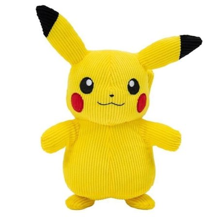"Plys - POKEMON - Pikachu Corduroy - 20 cm - Gul - Til børn fra 3 år"