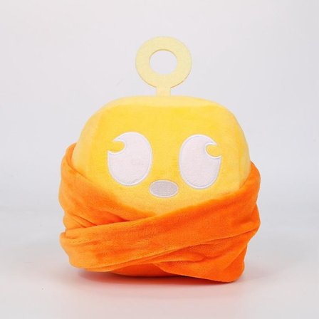 Blox Fruits Spillfigur Leopardmønstret Boks Plussj Leke Lilla Boks Dukke [HK]