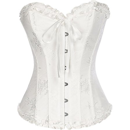 Dam Victorian Korsett Full Chest Belly Corsage Vintage Bustier