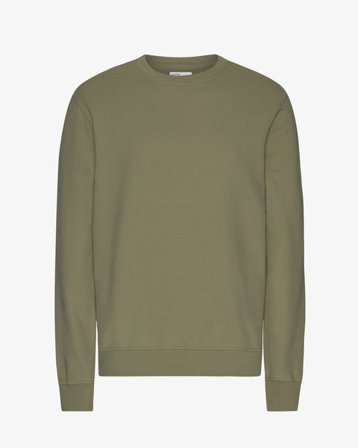 Classic Organic Crew - Dusty Olive - Male - XL