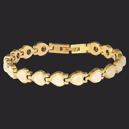 Klassisk terapi Unisex kvinnor Chunky armband Hjärta kedja armband Dam armband armband