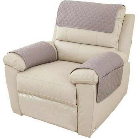 LÆNESTOLS BETRÆK 1 Sæde Lænestolsbetræk Sofa Hovedstøtte Vendbart Beskyttet Sofabetræk Sofa med Armlæn Beskyt