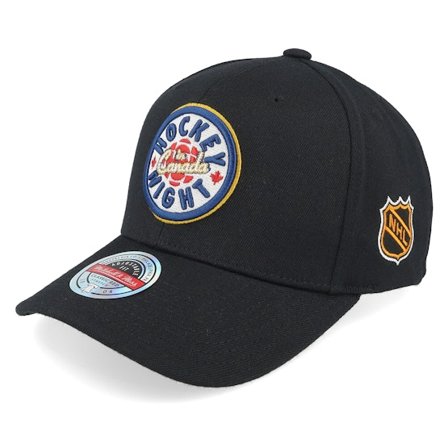 Mitchell & Ness - NHL Svart adjustable Caps - Hatstore Exclusive x NHL Hockey Night Classic Red Black Adjustable @ Hatstore
