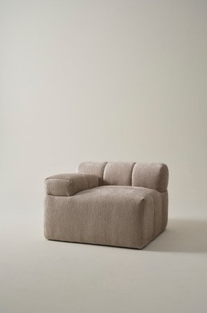 Jotex - Sofamodul Venstre BEIGE - DERMY - Kjøp Modulsofaer hos Jotex