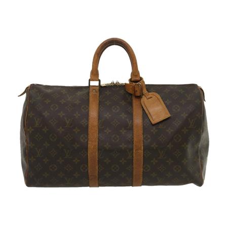 Louis Vuitton Vintage, Pre-owned Keepall 45 Bruin, Dames, Maat:ONE Size