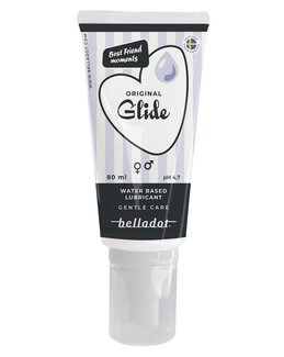 Glidecreme vandbasseret 80 ml - Belladot
