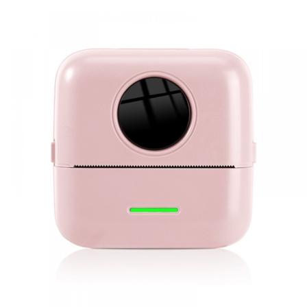 Bärbar Mini Pocket-skrivare Trådlös BT Termisk Skrivare Fotoanteckningar Fel Memo Termisk Skrivare Enkel(Rosa)