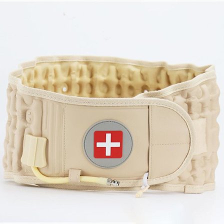 Dekompression Ryggbelte For Spinal Dekompresjon, Smertelindring i Nedre Rygg med Lumbal Traksjonshjelp, Har Ergonomisk Design Og Forlengelsesbelte