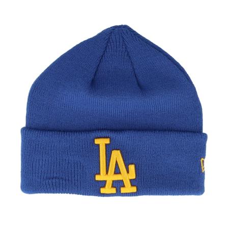 New Era - MLB Modrá cuff Beanie - Los Angeles Dodgers League Essential Bea Blue Cuff @ Hatstore