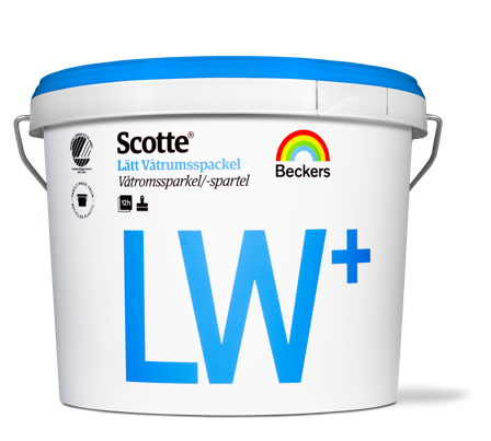 Beckers Scotte LW Plus Spackel 3 l, Färg & tapeter