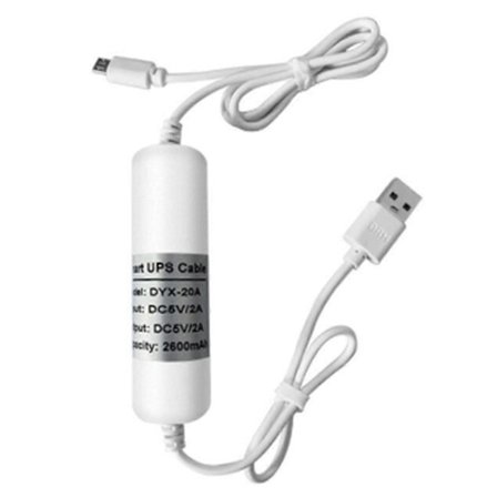 Mini UPS Akkuvarmennus 5V Keskeytymätön Virta Sisäänrakennettu UPS Akku Reitittimelle Wifi Turvakamera