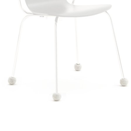 Chair sock, Ø 20-27 mm, light grey