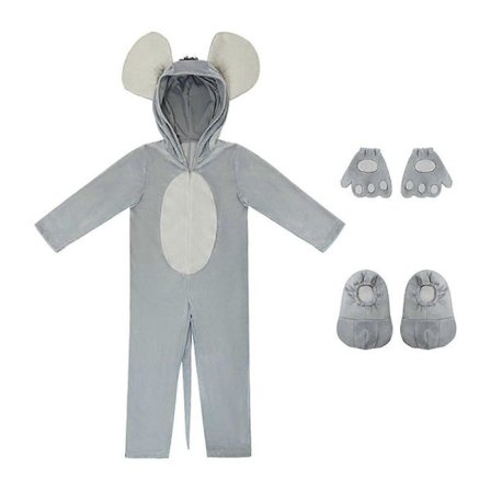 Musekostume til børn Julecosplay til festival Fancy Dress Tøj Fotorekvisit