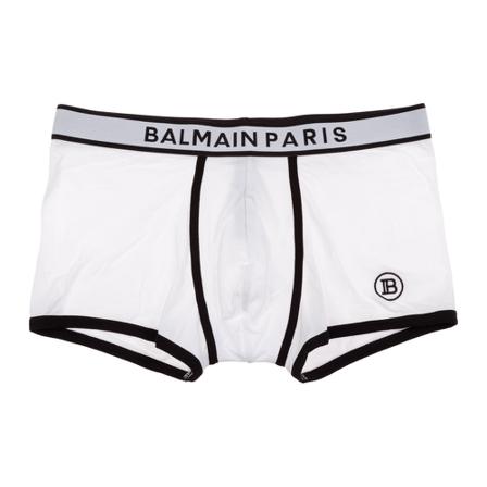 Balmain, underwear boxer shorts Wit, Heren, Maat:S,stretch