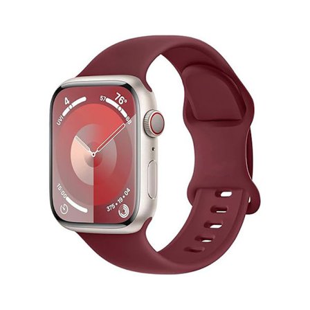 Sportreim kompatibel med Apple Watch iWatch-reimer unisex, myke silikonreimer for håndleddet til Apple Watch 3 6 5 4 2 1 SE