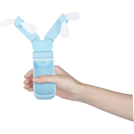 Dobbelthovedet USB-ventilator Foldeventilatorer USB-C Ventilator Bærbar USB-ventilator Bærbare ventilatorer USB-genopladelig ventilator Mini USB-