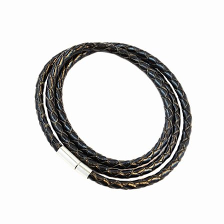 Flätat Armband - Black