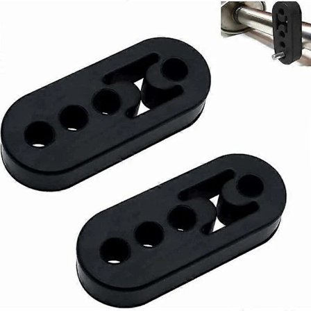 2 stk. Udstødningsrør Monteringsbeslag, Bil Udstødningsgummiophæng til Bil 4 Huls Udstødningsrør Støttebeslag Universal Støddæmperbeslag