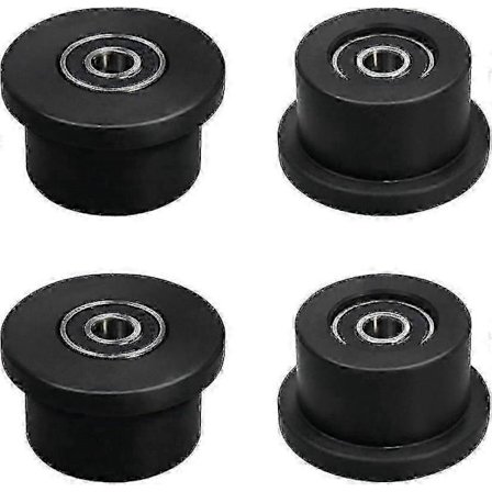 Total Gym Erstatningshjul/Ruller - Kompatibel med modeller 1000 til 1900, Supreme, Gold, 4-pakning Walkbee 424