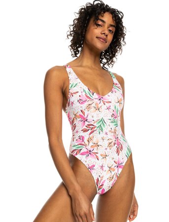 Roxy Pt Beach Classics One Piece - White - S