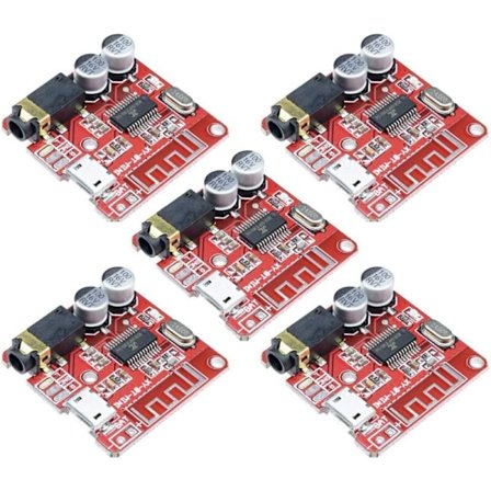 XY-BT-Mini 5 stk. Bluetooth 5.0 Audio Receiver Board MP3 Lossless Trådløst Stereo Musikmodul 3.7-5V