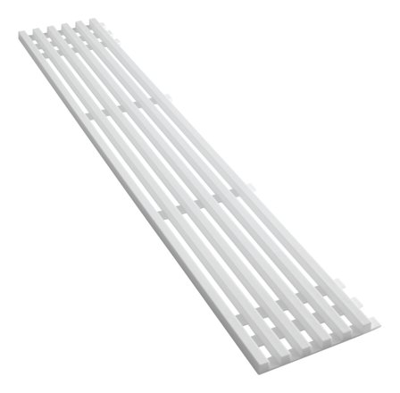 Nordic Quality Ventilationsgaller, 60x10 cm, vit