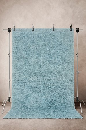 Jotex - Ullteppe 200x300 Cm Ull Lys blå DOLLY - Kjøp Ulltepper hos Jotex