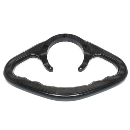 Passagerarhandtag motorcykel SVART Black