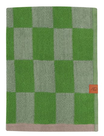 Retro Bath Towel Home Textiles Bathroom Textiles Towels & Bath Towels Bath Towels Green Mette Ditmer
