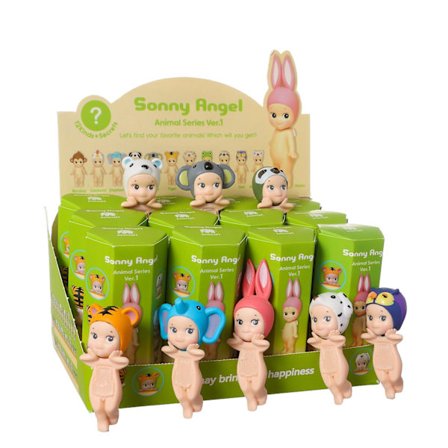 Sunny Angel Party Animal Sleep Hippies Mini Doll Mystery Box - Sød skrivebordsdekorationsgave til børn