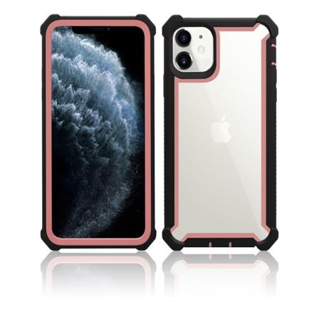 Robust Stilsäkert Skal (Tjocka Hörn) - iPhone 11 Svart/Rosé