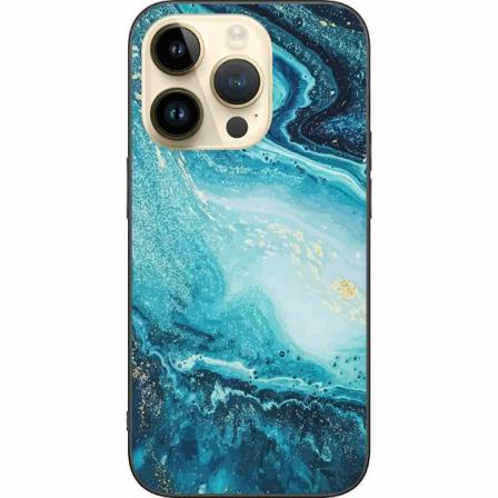 Apple Iphone 14 Pro Svart Skal Marmor Marble