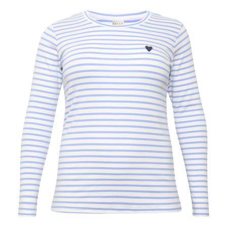 Kaffe Curve T-Shirts blå, Dam, Dam, Storlek: S