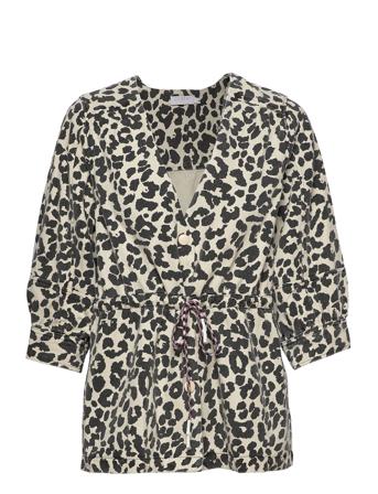 Jacket With Leo Print Patterned Coster Copenhagen